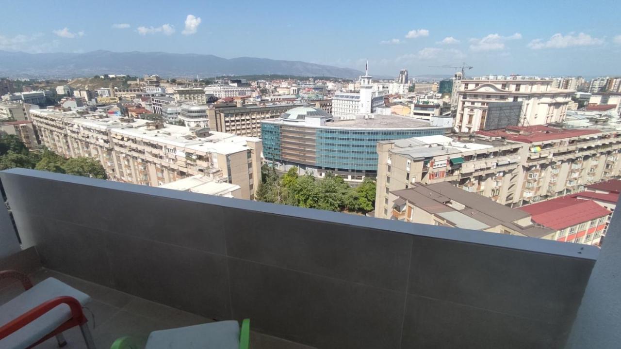 Sky View Luxury Center Skopje Apartments Dış mekan fotoğraf