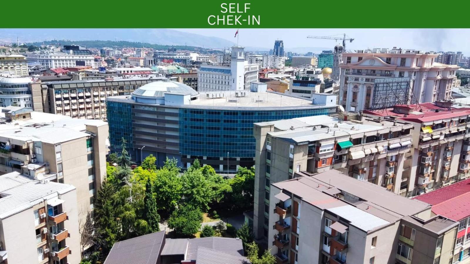 Sky View Luxury Center Skopje Apartments Dış mekan fotoğraf